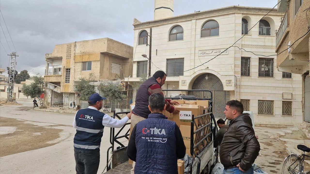 TİKA, Suriye'de İhtiyaç Sahiplerine İnsani Yardımda Bulundu