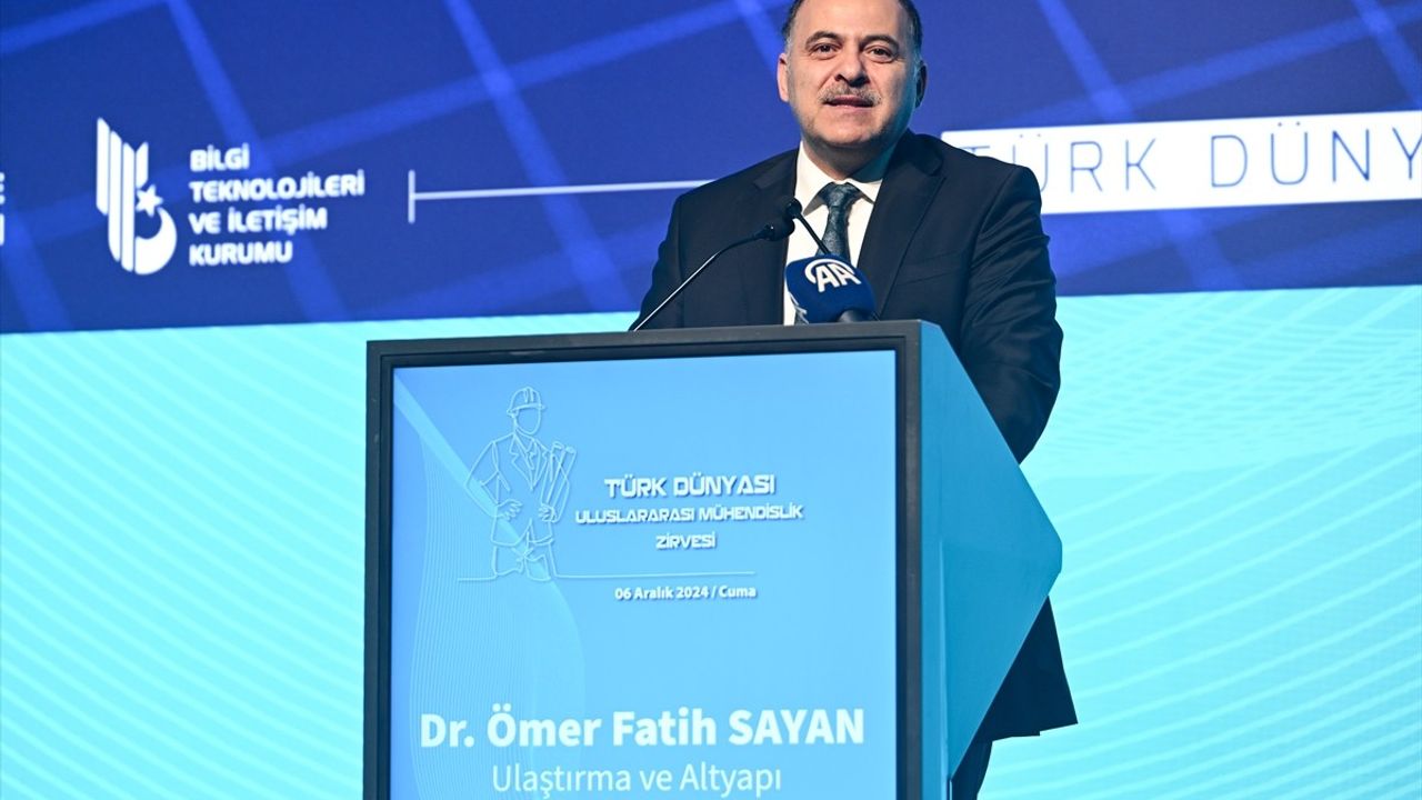 Türk Dünyası Uluslararası Mühendislik Zirvesi Ankara'da Düzenlendi