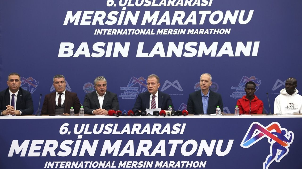Uluslararası Mersin Maratonu'nun Tanıtım Toplantısı Yapıldı