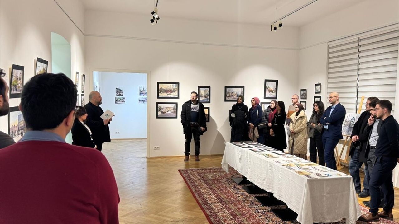 Viyana'da 'Suluboya Resimlerde İstanbul' Sergisi Sanatseverlerle Buluştu