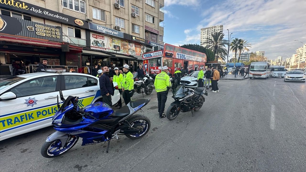 Adana'da Dron Destekli Trafik Denetimi: 32 Sürücüye Ceza