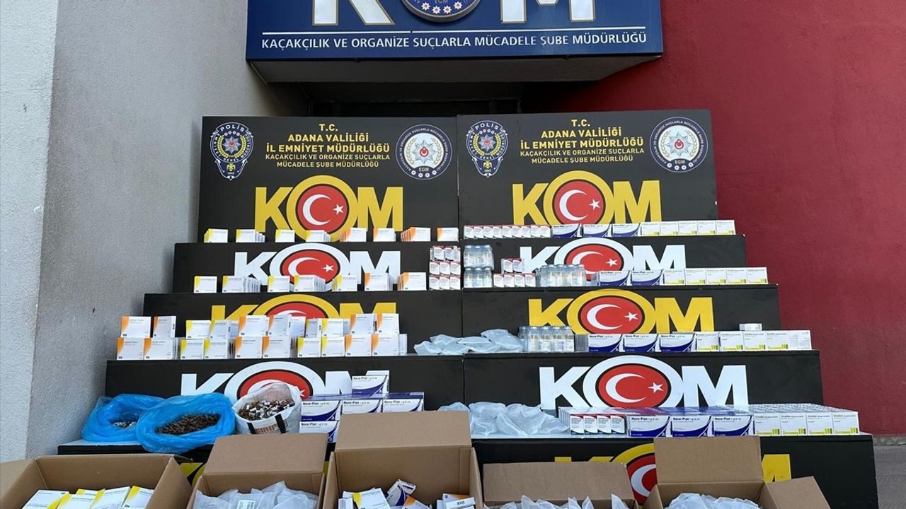 Adana'da Kaçak Tıbbi Malzeme Operasyonu: 3 Şüpheli Gözaltına Alındı