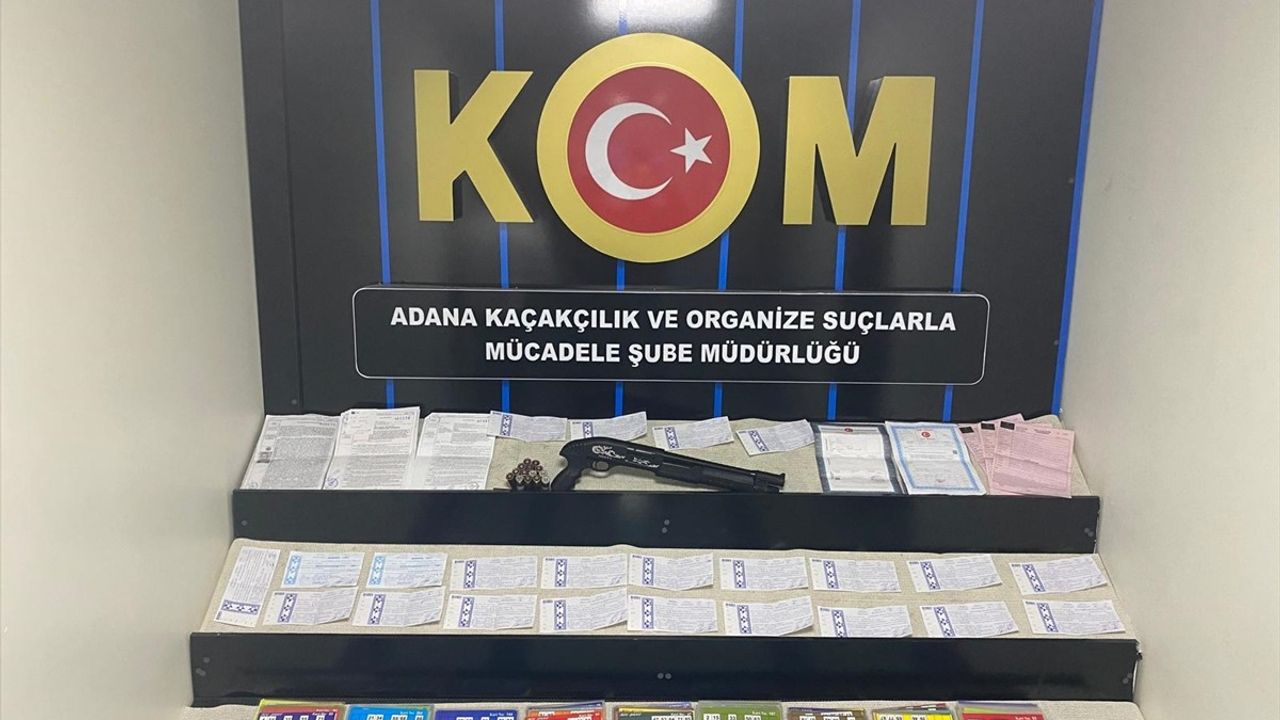 Adana'da Tefecilik ve Kumar Operasyonunda 5 Şüpheli Gözaltına Alındı