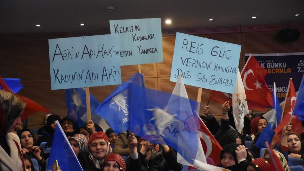 AK Parti Gümüşhane Kadın Kolları Kongresi: Kadın İstihdamının Önemi Vurgulandı