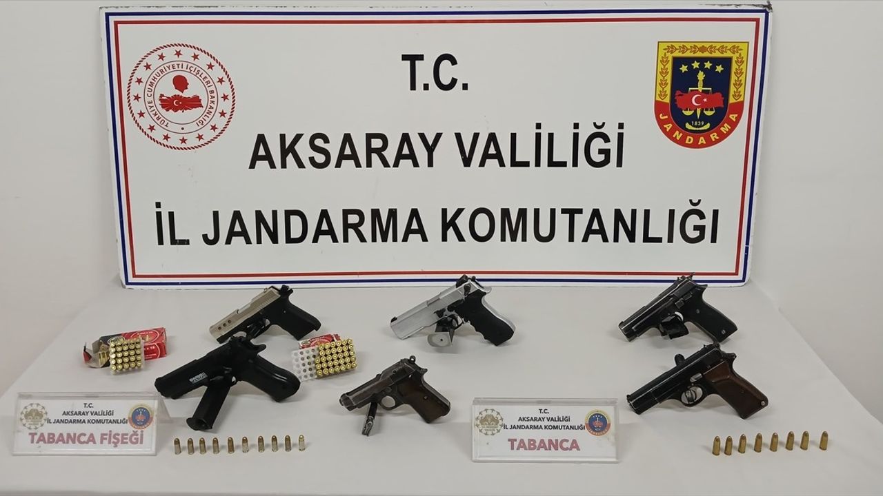Aksaray'da Silah Kaçakçılığı Operasyonunda Bir Şüpheli Tutuklandı