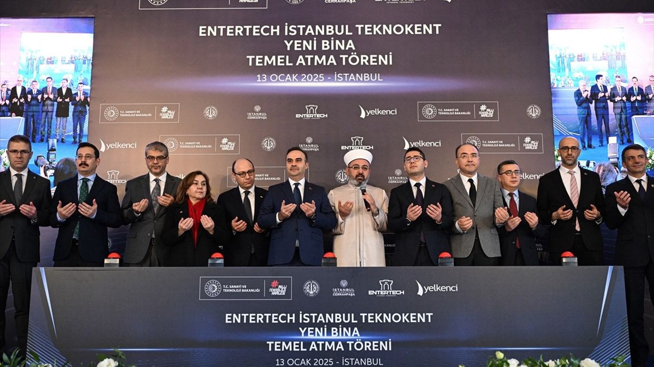 Bakan Kacır, Entertech İstanbul Teknokent'in Yeni Binasının Temelini Attı