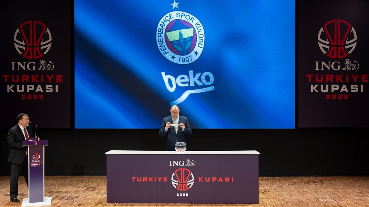 Basketbol ING Türkiye Kupası'nda Çeyrek Final Kura Çekimi Gerçekleşti