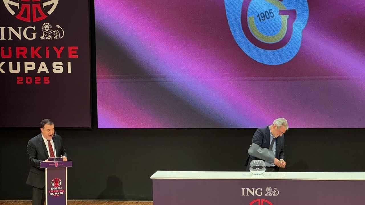 Basketbol ING Türkiye Kupası'nda Kura Çekimi Yapıldı