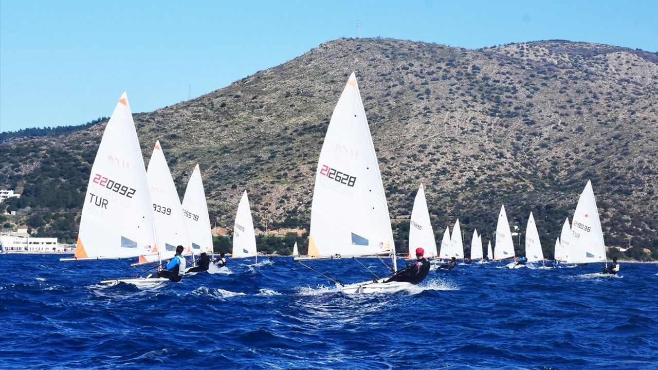 Bodrum'da Avrupa Kupası Yelken Yarışları'nın İlk Etabı Gerçekleşti