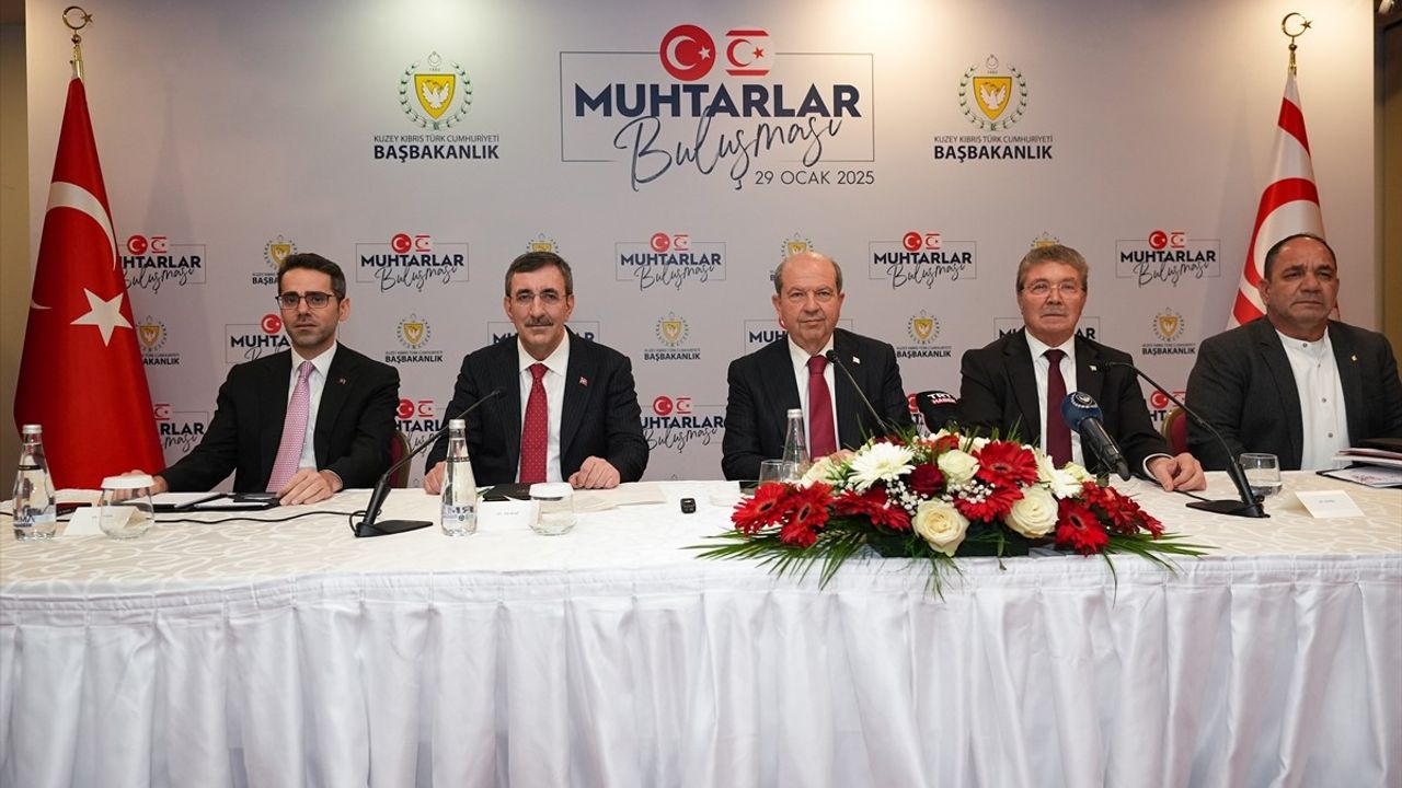 Cumhurbaşkanı Yardımcısı Yılmaz, KKTC Muhtarları ile Buluştu