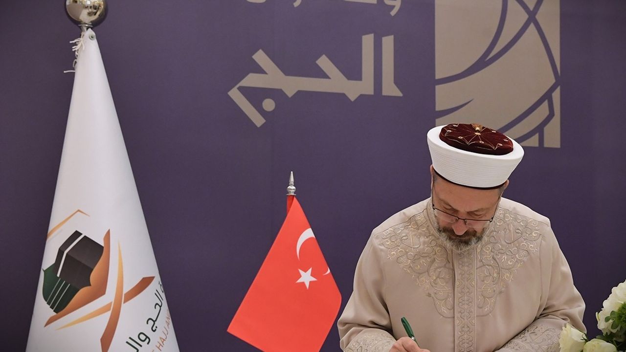 Diyanet İşleri Başkanı Ali Erbaş, 2025 Yılı Hac Protokolünü İmzaladı