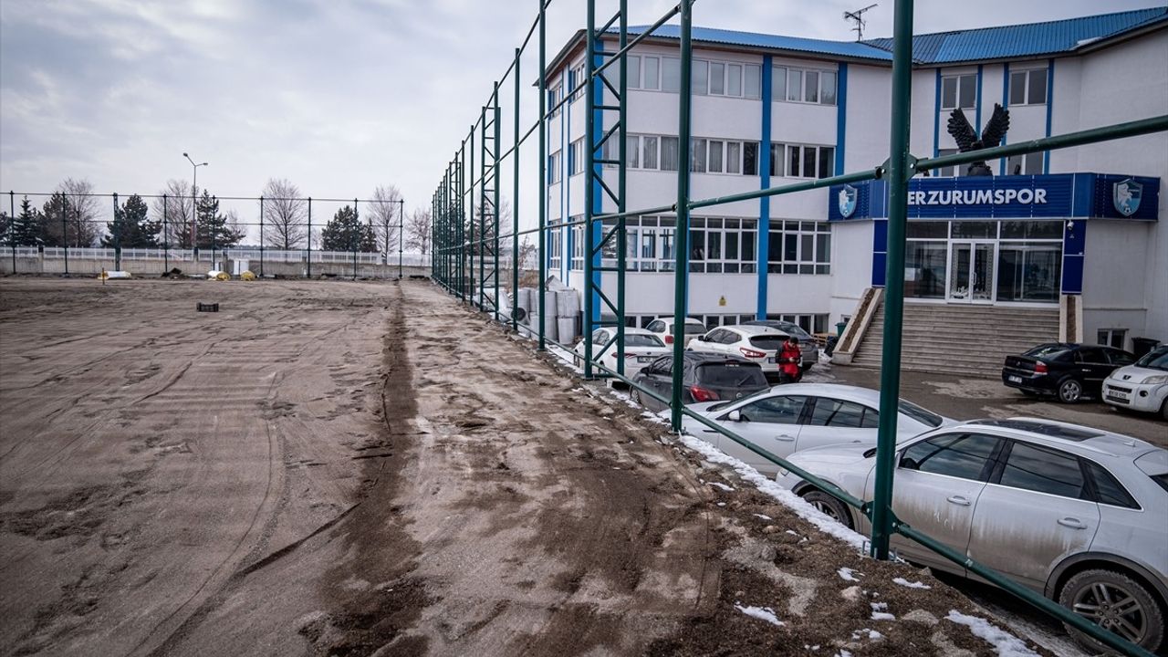 Erzurumspor FK, Alttan Isıtmalı Antrenman Sahası ile Kış Koşullarına Hazır
