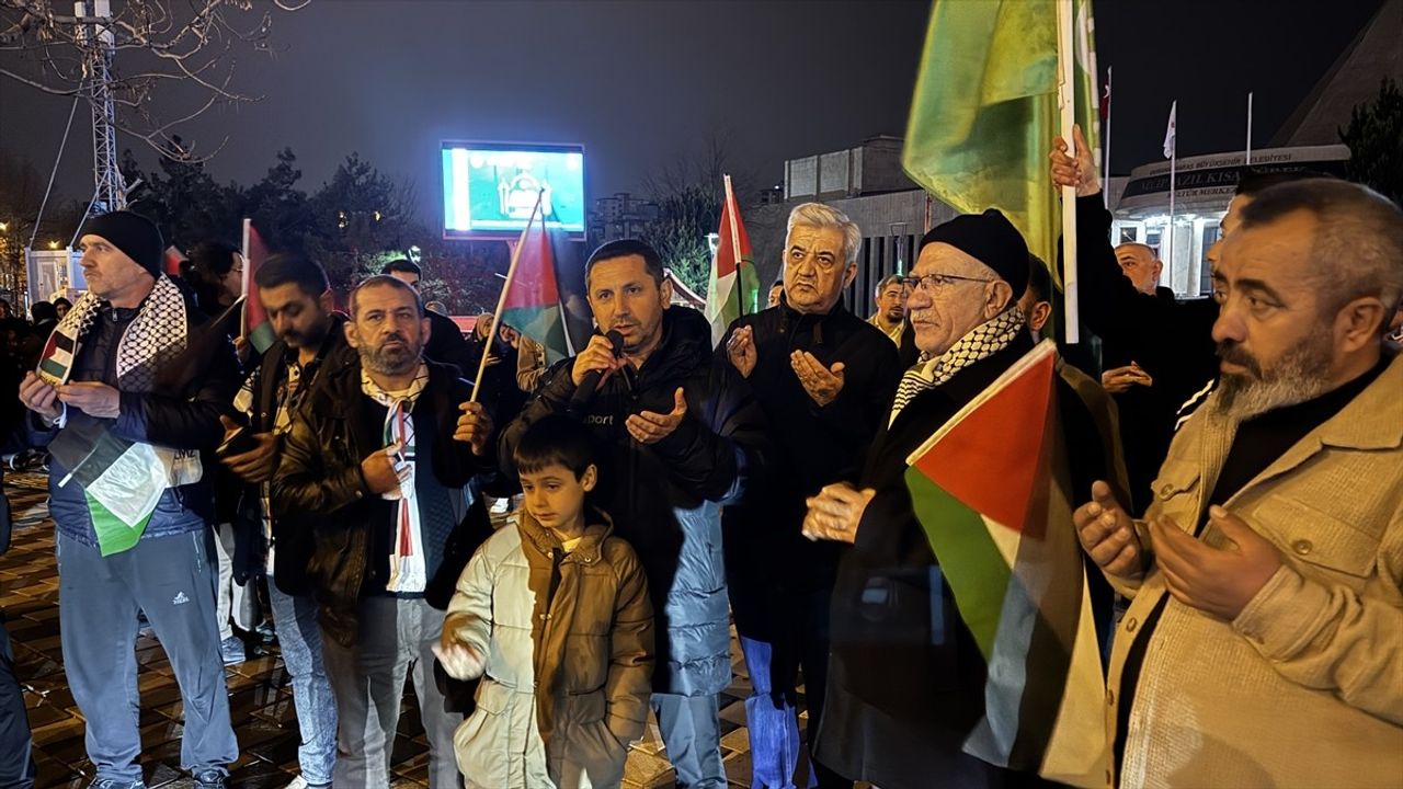 Gazze’de Ateşkes Kutlaması Kahramanmaraş'ta Coşkuyla Gerçekleştirildi