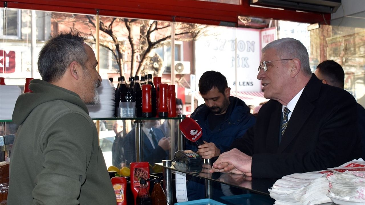 İYİ Parti Genel Başkanı Dervişoğlu Kırıkkale'de Esnafla Buluştu