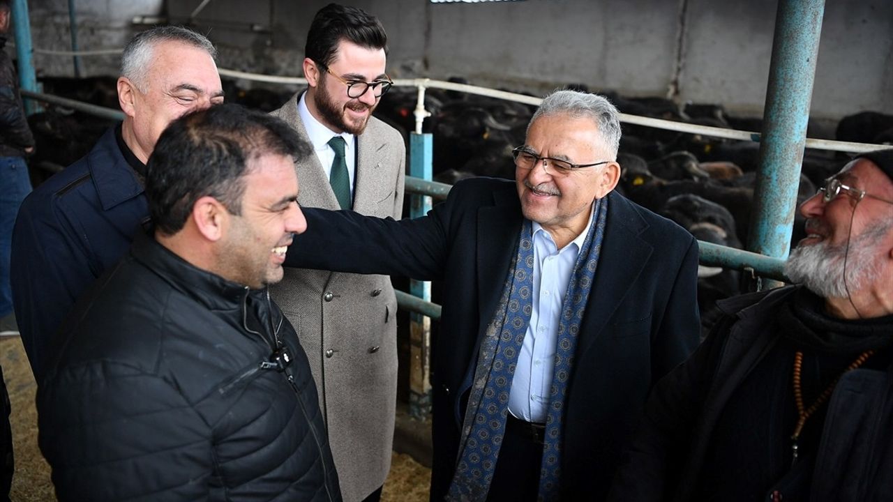 Kayseri'de Manda Yetiştiricilerine Yüzde 50 Hibeli Destek