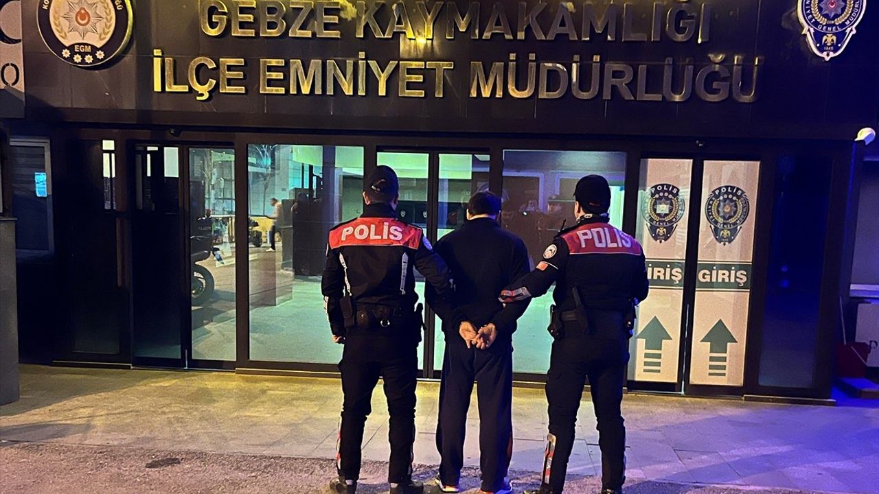 Kocaeli'de 21 Yıl 8 Ay Hapis Cezası Bulunan Hükümlü Yakalandı