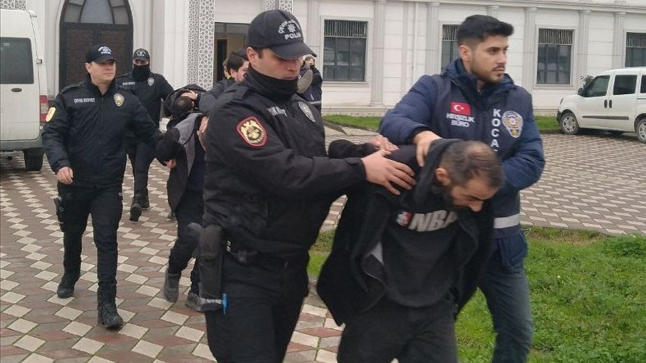 Kocaeli'de Hırsızlık Yapan 7 Şüpheli Tutuklandı