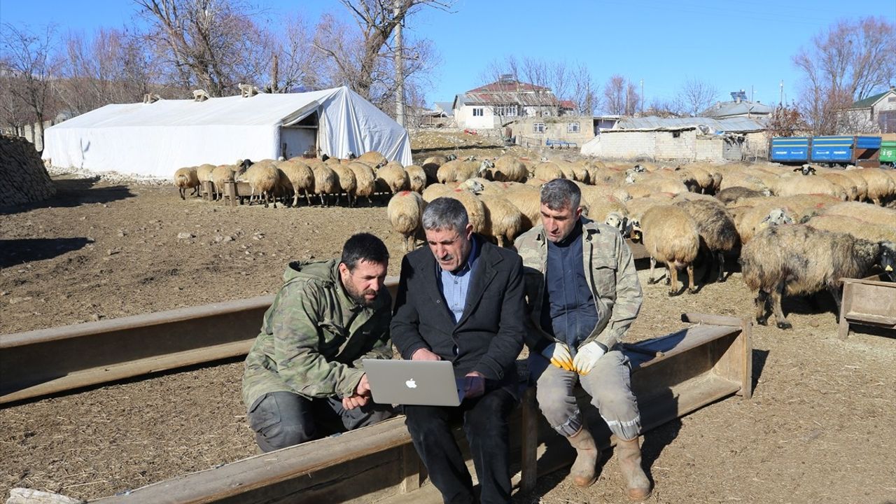 Muş'ta Besiciler Anadolu Ajansı'nın 'Yılın Kareleri' Oylamasına Katıldı