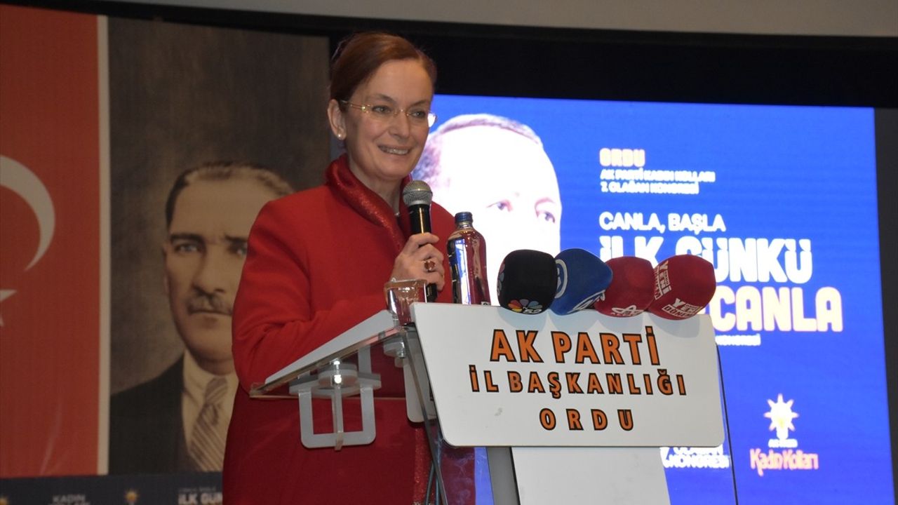 Ordu'da AK Parti İl Kadın Kolları 7. Olağan Kongresi Gerçekleşti