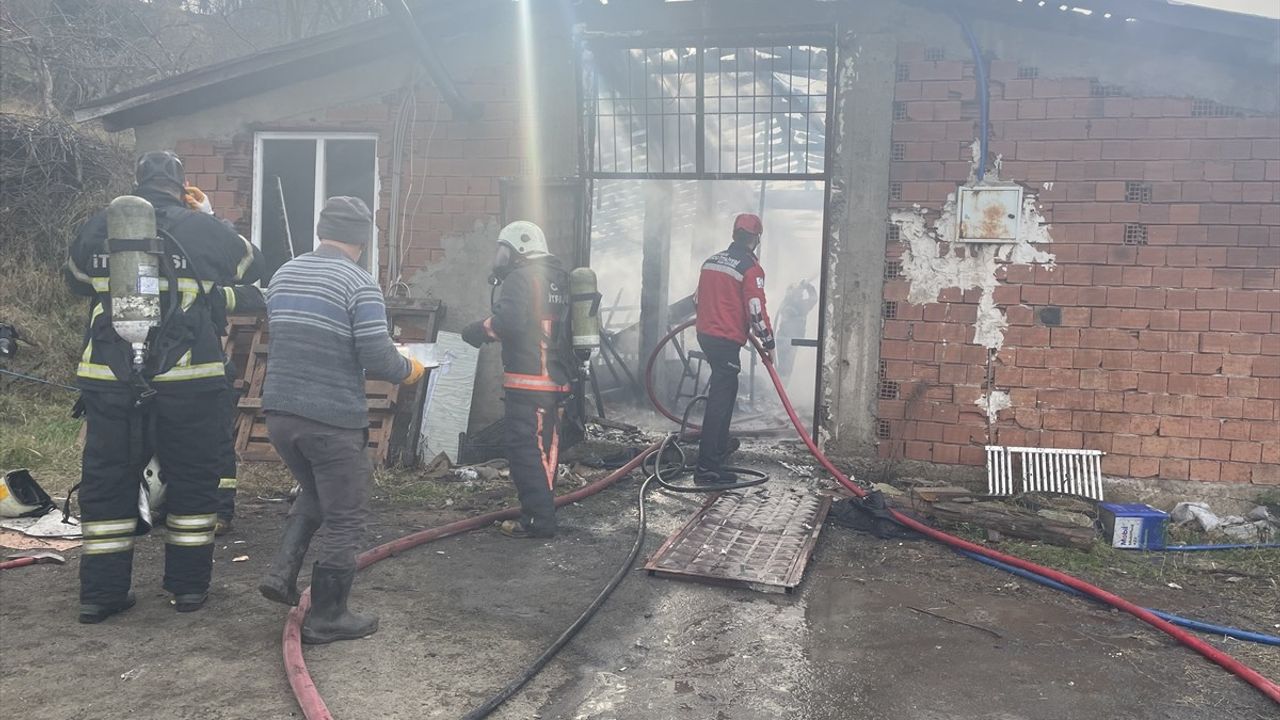 Ordu'da Yangın: İş Yeri ve Depo Kül Oldu