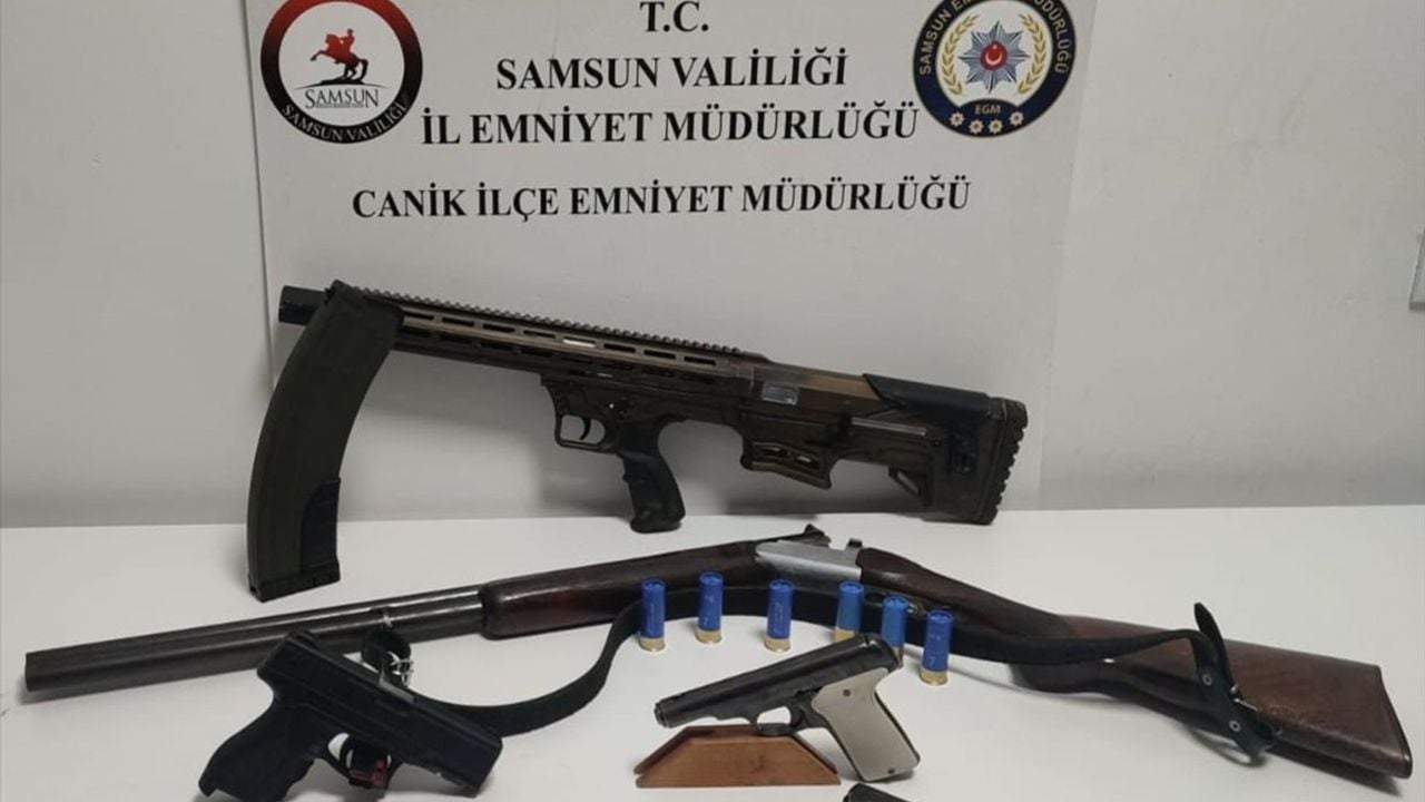 Samsun'da Düğünde Havaya Ateş Açan Üç Zanlı Yakalandı