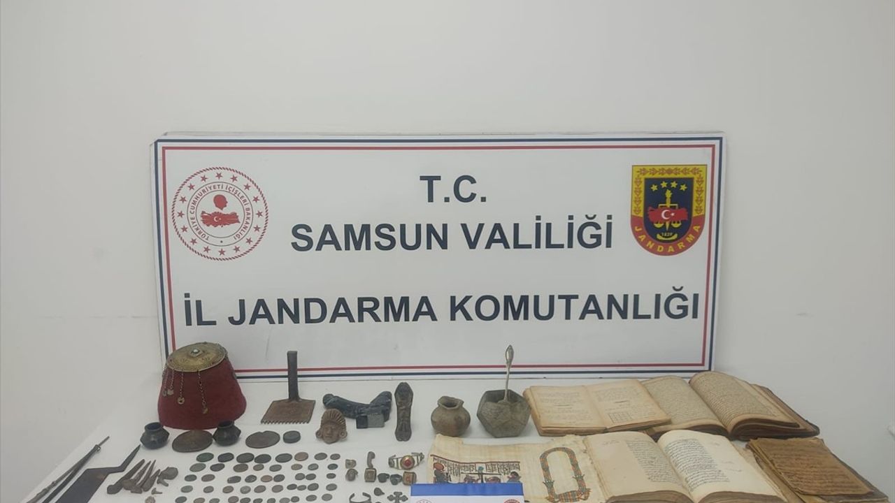 Samsun'da Tarihi Eser Kaçakçılığı Operasyonunda Bir Gözaltı