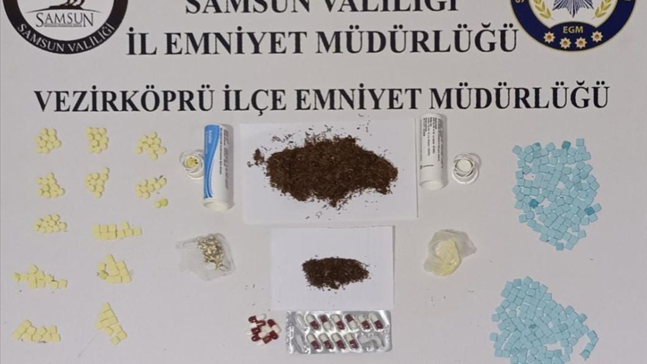 Samsun Vezirköprü'de Uyuşturucu Operasyonu: İki Şüpheli Yakalandı