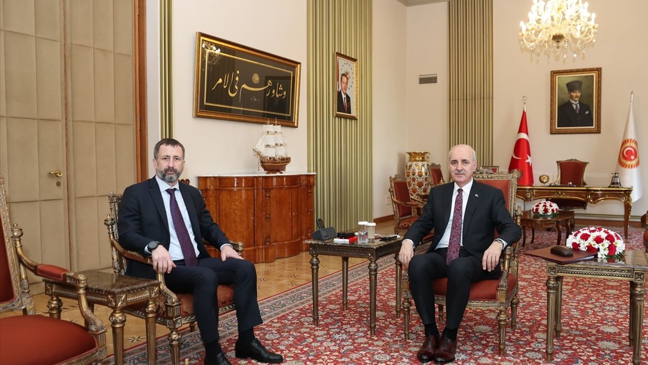 TBMM Başkanı Kurtulmuş, Çekya'nın Ankara Büyükelçisi Stepanek'i Kabul Etti