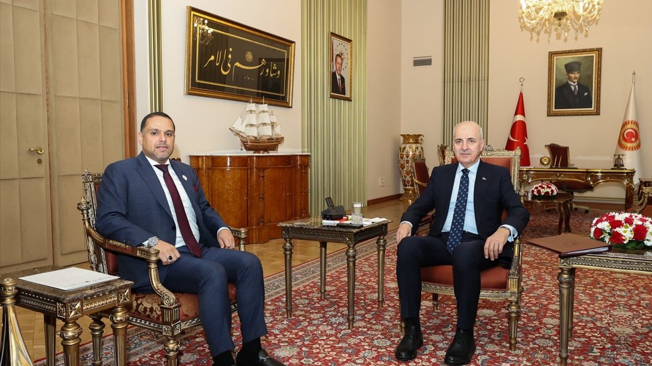 TBMM Başkanı Numan Kurtulmuş, Bahreyn Büyükelçisi Bessam Ahmed Ali Marzuk'u Kabul Etti