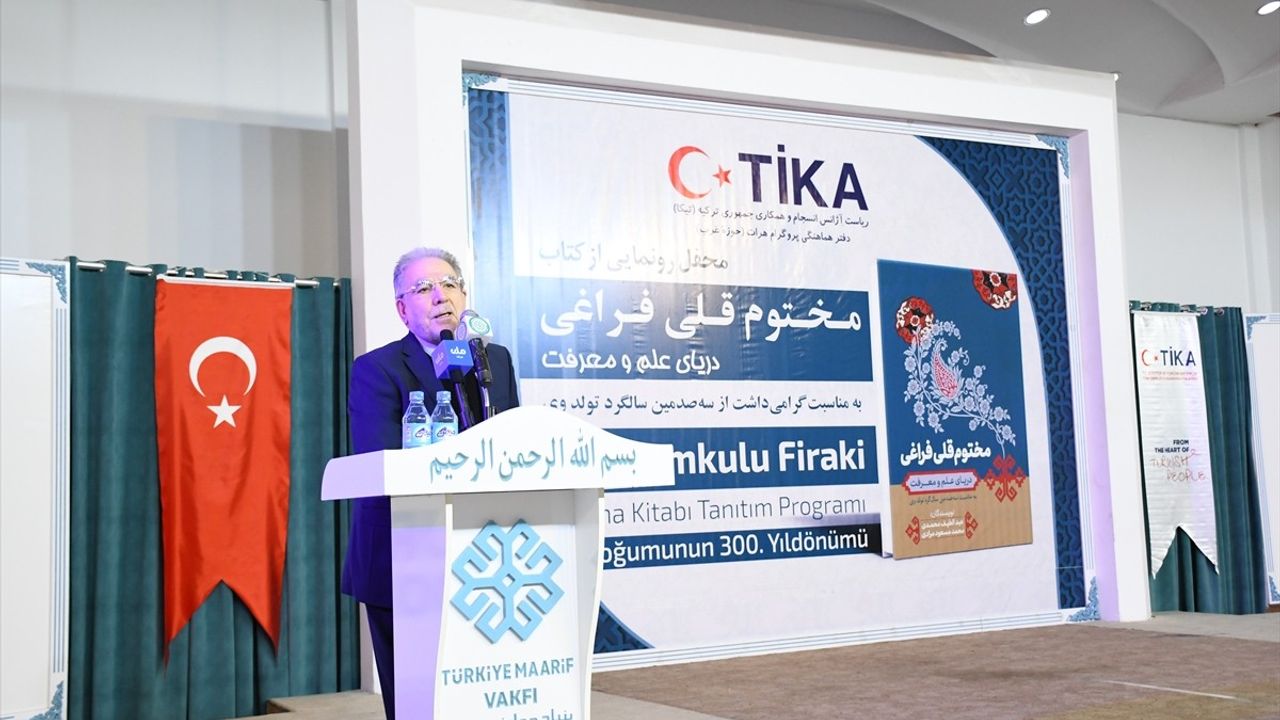 TİKA, Afganistan'da Mahtumkulu Firaki ve Fuat Sezgin Anısına İki Kitap Yayımladı