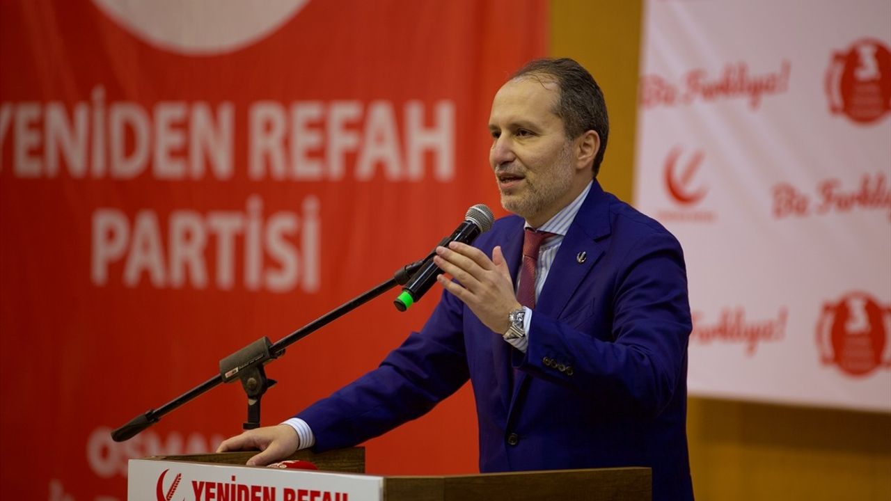 Yeniden Refah Partisi Genel Başkanı Fatih Erbakan Osmaniye İl Kongresi'nde Konuştu