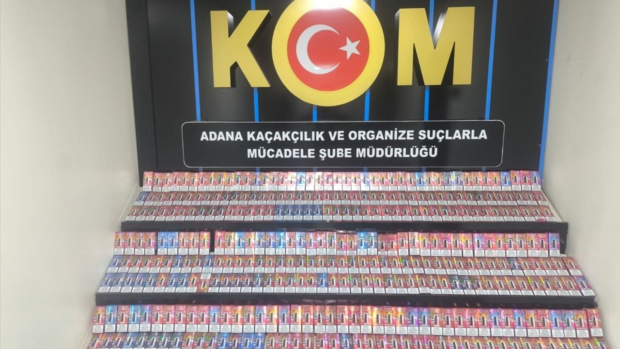 Adana'da Kargo Paketinde 708 Kaçak Elektronik Sigara Ele Geçirildi