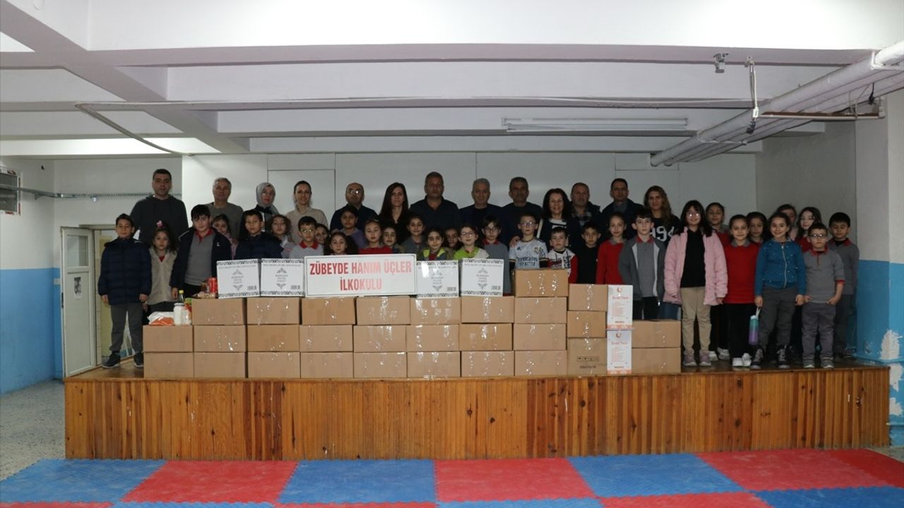 Amasya'daki Öğrencilerden İhtiyaç Sahiplerine Ramazan Yardımı