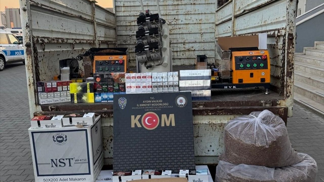 Aydın'da Sigara Kaçakçılığı Operasyonu: 7 Şüpheli Gözaltına Alındı