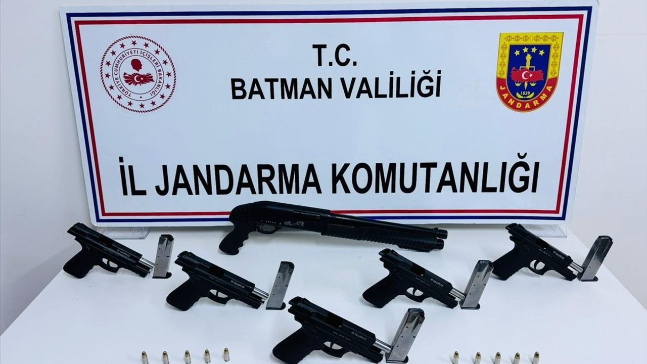 Batman'da Silah Kaçakçılığı Operasyonunda Bir Şüpheli Tutuklandı
