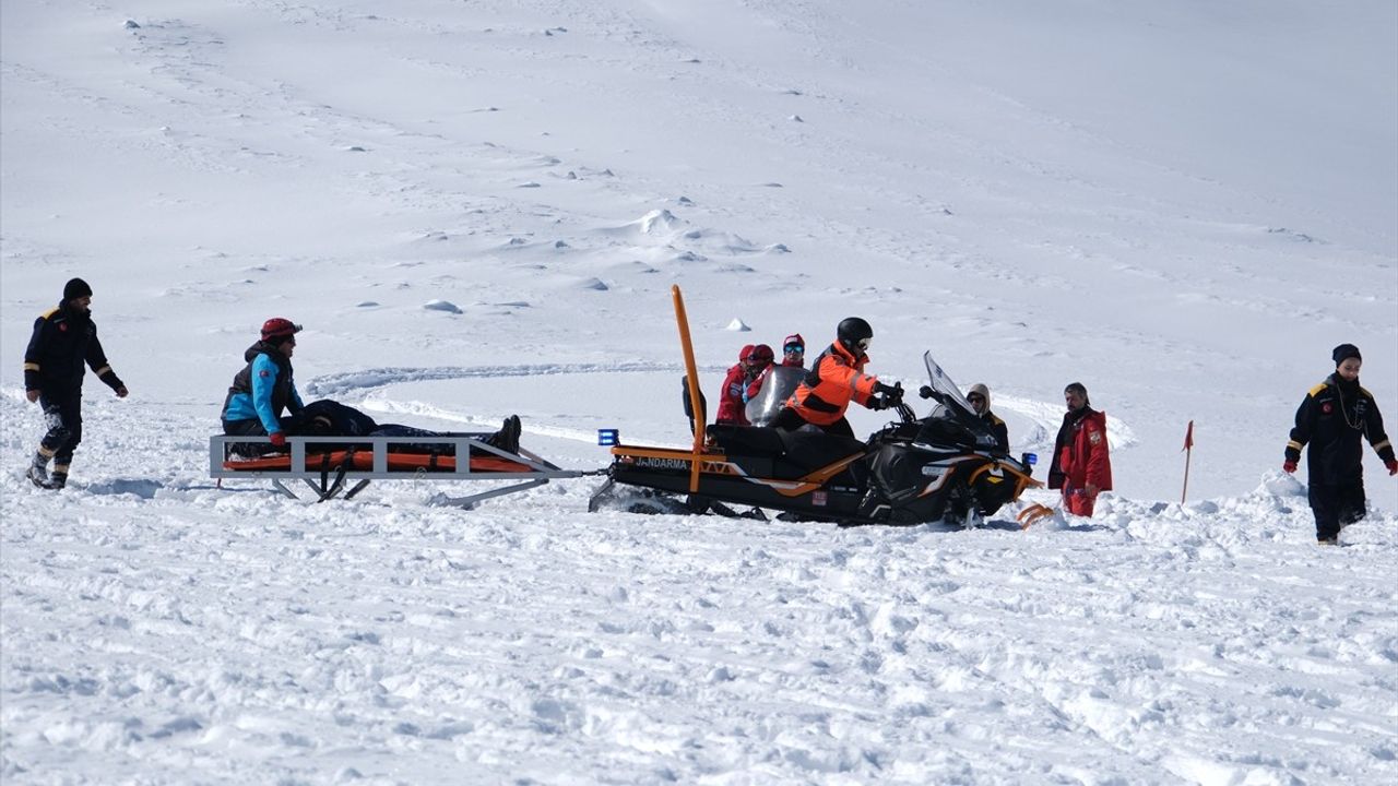 Bingöl'de Çığ Tatbikatı Gerçekleştirildi