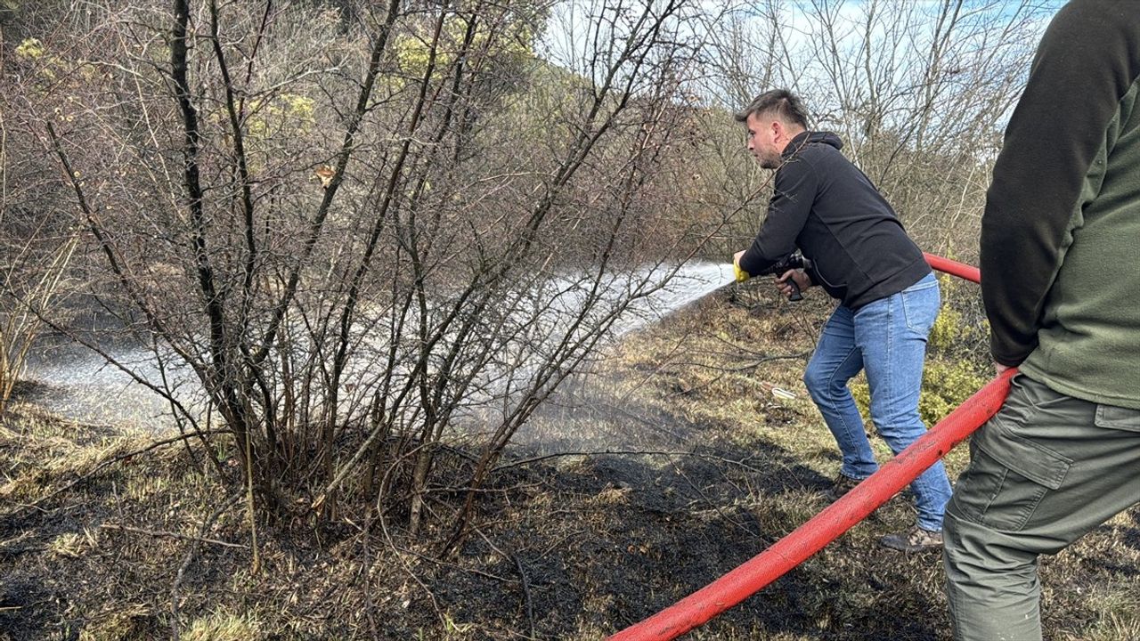 Bolu Göynük'te Ormanlık Alanda Çıkan Örtü Yangını Kontrol Altına Alındı
