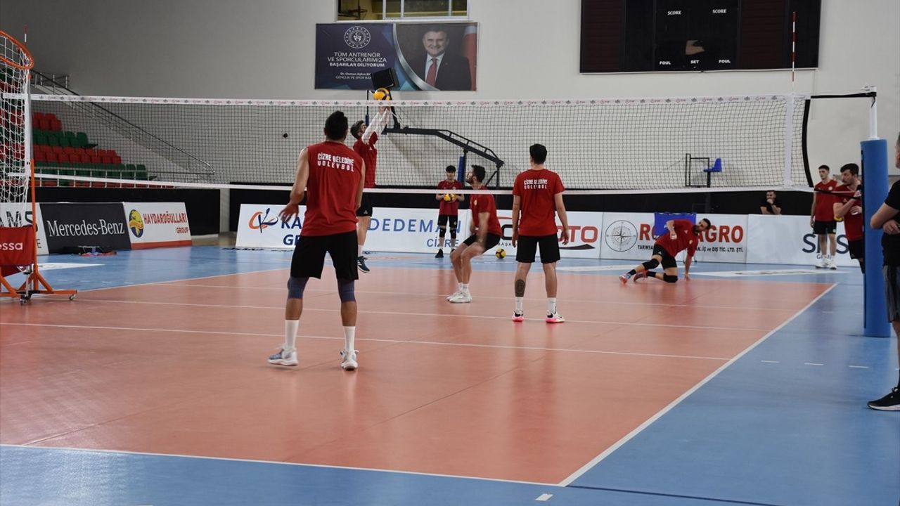 Cizre Belediyespor, Galatasaray HDI Sigorta Maçına Hazırlanıyor