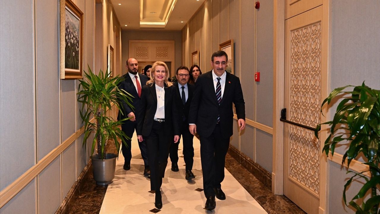 Cumhurbaşkanı Yardımcısı Yılmaz, AGİT PA Başkanı Kauma'yı Ağırladı