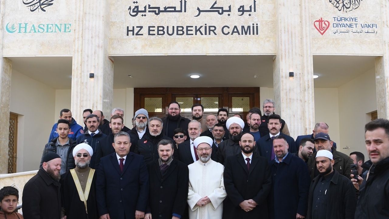 Diyanet İşleri Başkanı Erbaş, Suriye'de Hasene Kompleksi'nin Açılışını Gerçekleştirdi