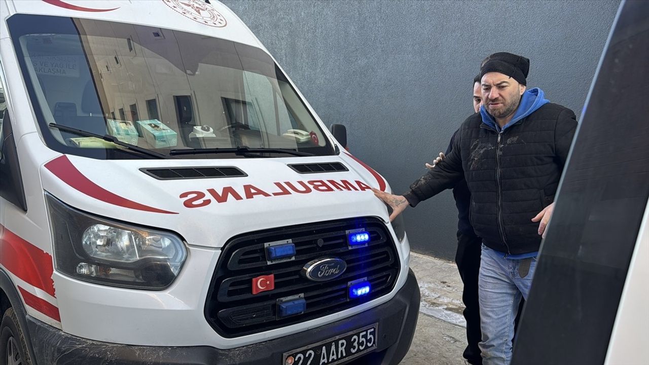 Edirne'de Asansörde Mahsur Kalan Kişi Polis Tarafından Kurtarıldı