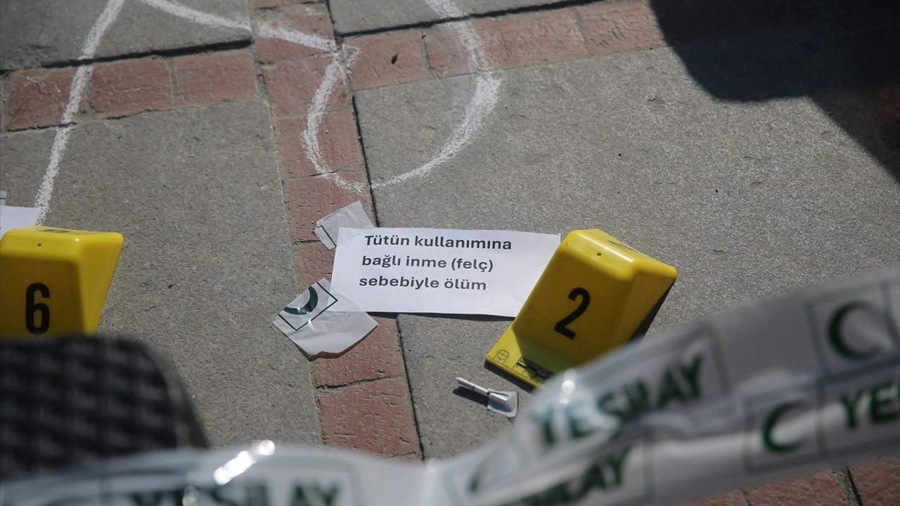 Edirne'de Sigaranın Zararlarına Dikkat Çeken Farkındalık Etkinliği