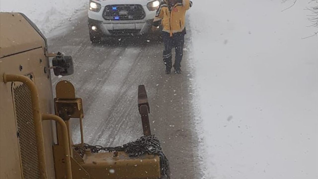 Elazığ'da Kar Yağışı Sebebiyle 162 Yerleşim Yerine Ulaşım Kapandı