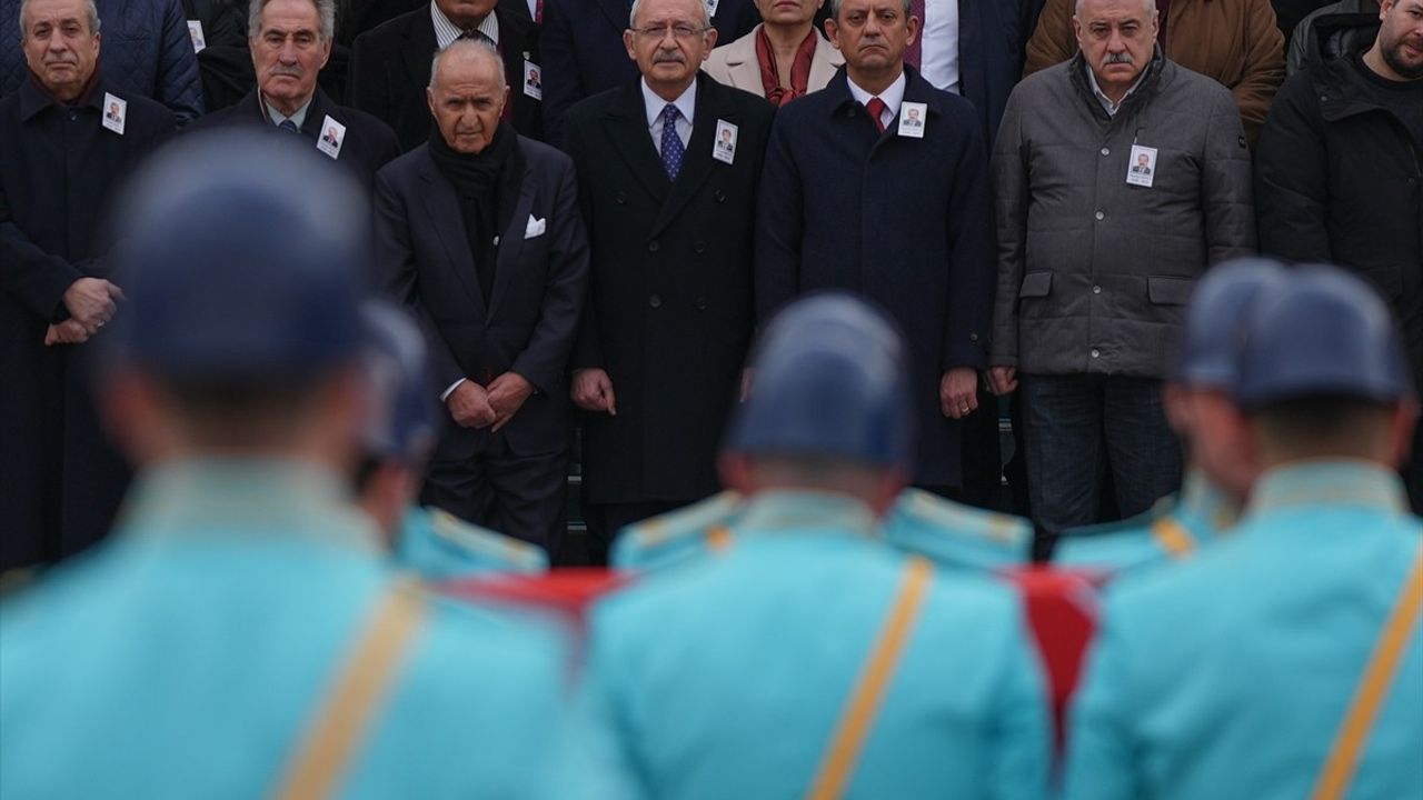 Eski CHP Milletvekili Mustafa Doğan İçin Meclis'te Cenaze Töreni Düzenlendi