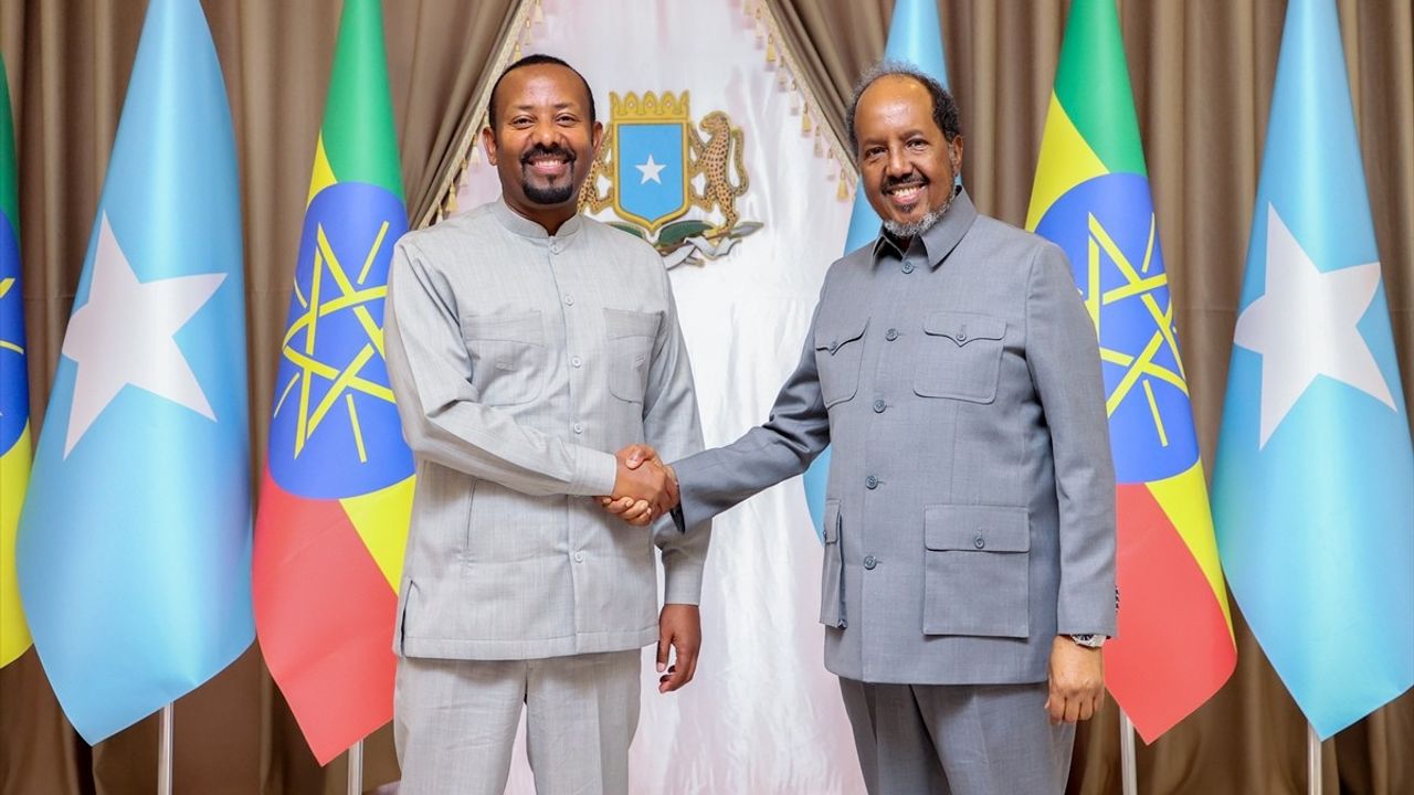 Etiyopya Başbakanı Abiy Ahmed Somali'ye Resmi Ziyarette Bulundu