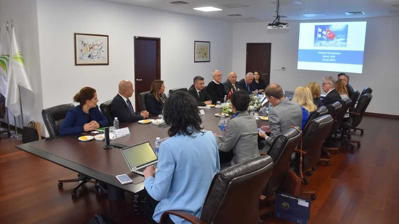 Finlandiya'nın Ankara Büyükelçisi Hamalainen'dan UİB'e Ziyaret