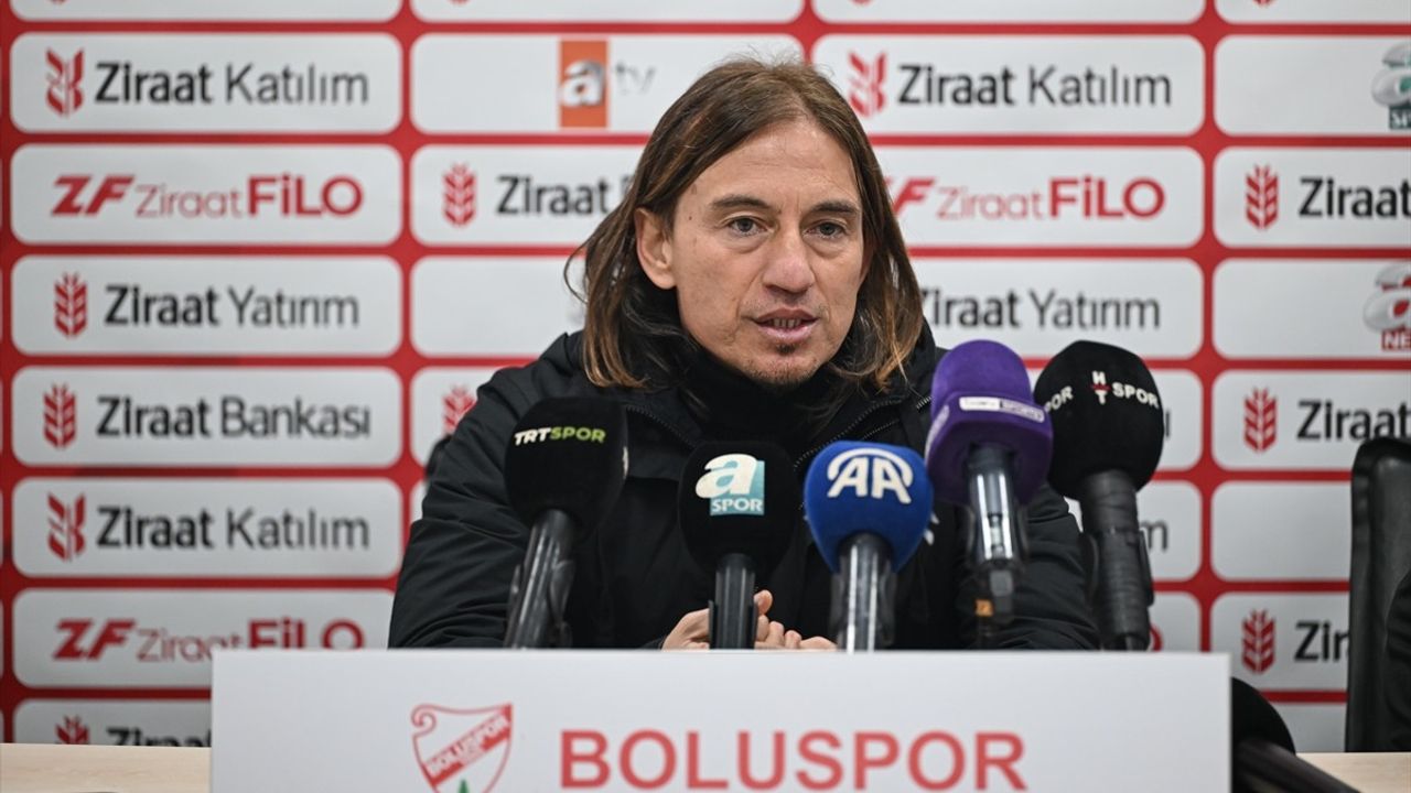 Geosis Boluspor'un Teknik Direktörü Arif Ufuk Kahraman: 'Seyir Zevki Yüksek Bir Maç Çıkarmak İstedik'