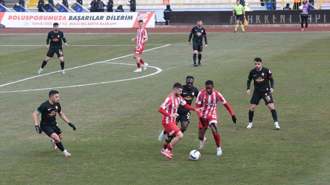 Geosis Boluspor ve Amed Sportif Faaliyetler 25. Haftada Berabere Kaldı