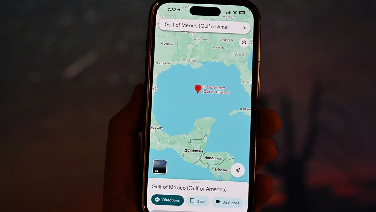 Google Haritalar'da Meksika Körfezi'nin İsmi Değişiyor: 'Amerika Körfezi'