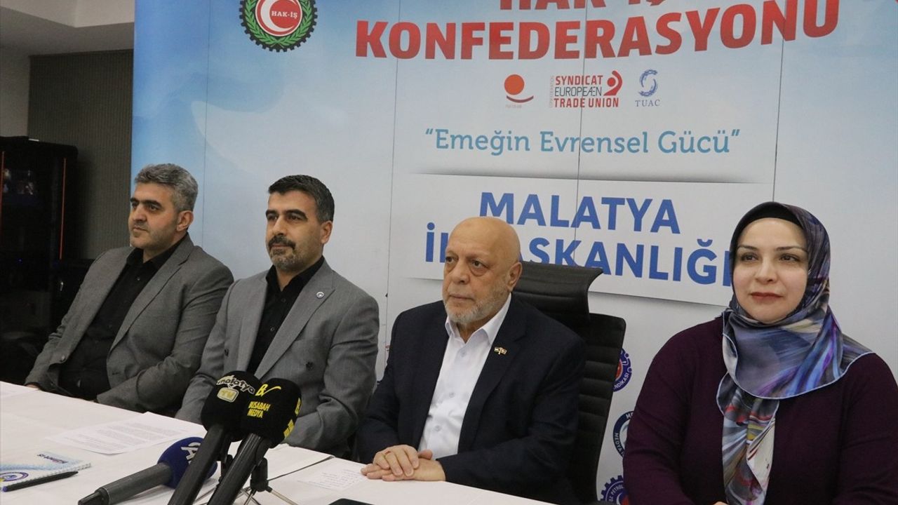 HAK-İŞ Genel Başkanı Arslan'dan Malatya'da İşten Çıkarma Açıklamaları